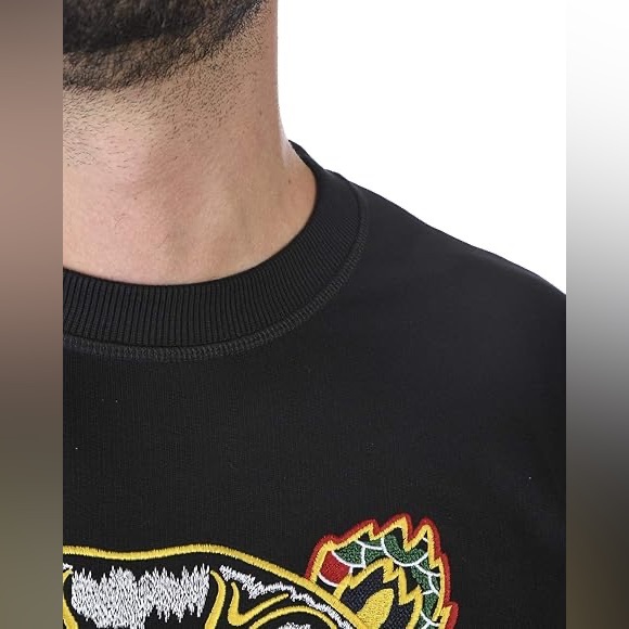 Kenzo Paris 'Year of The Dragon' Black Tiger Sweatshirt - XXL - Vintage 2020 - Picture 7 of 16